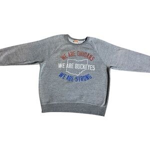 Homage Gray Ohioans Buckeyes Sweater Large